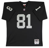 Raiders Tim Brown "HOF 2015" Authentic Signed Black M&N TB Jersey Fanatics