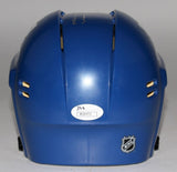 Norm Ullman Signed Maple Leafs Mini-Helmet Inscribed "HOF 1982" (JSA COA)