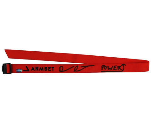 Devon Larratt Signed Armbet 48" Red Arm Wrestling Strap- "Power Up"
