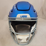 AMON RA ST BROWN SIGNED DETROIT LIONS ALTERNATE SPEEDFLEX AUTHENTIC HELMET BAS