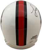 Len Dawson Autographed Hall of Fame HOF Signed Football Mini Helmet JSA COA 1