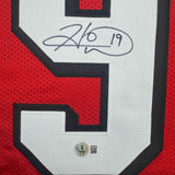 Autographed/Signed Hines Ward Georgia Red College Jersey Beckett COA