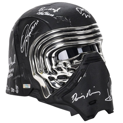 Star Wars The Force Awakens Cast Autographed Kylo Ren Helmet * 21 Autos!