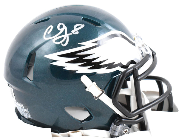 CJ Gardner-Johnson Autographed Eagles Speed Mini Helmet - Beckett W Hologram