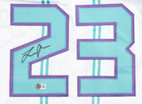 Tre Mann Signed Charlotte Hornets Jersey (Beckett) 2021 1st Round Draft Pick