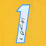 Quentin Johnston Autographed Los Angeles Chargers Gold Nike Game Jersey Fanatics