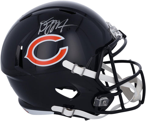 D.J. Moore Chicago Bears Autographed Riddell Speed Replica Helmet