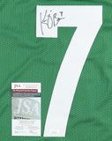 Ken O'Brien Signed New York Jets Jersey (JSA COA) N.Y. Starting Q.B 1983-1992