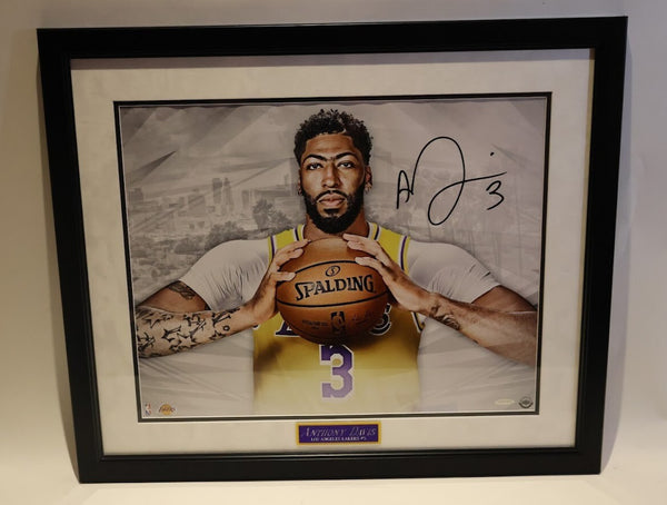 Anthony Davis Autographed 16x20 Photo Framed - Los Angeles Lakers | UDA COA