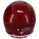 Makai Lemon Autographed USC Trojans Speed Authentic Helmet Beckett Witnessed