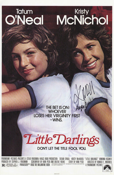 Kristy McNichol Signed Little Darlings 11x17 Movie Poster w/Angel (SCHWARTZ COA)