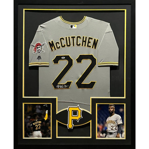 Andrew McCutchen Autographed Signed Framed Pirates Jersey PSA/DNA