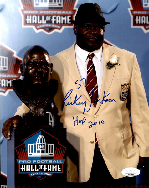 Rickey Jackson HOF New Orleans Saints Signed/Inscribed 8x10 Photo JSA 161305