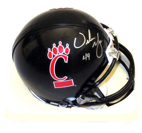 Urban Meyer Autographed University of Cincinnati Riddell Mini Helmet Beckett