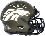 Autographed Russell Wilson Broncos Mini Helmet