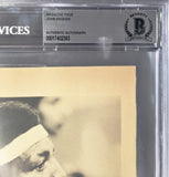 John Brisker Autographed 7x11 Magazine Page Photo Seattle Supersonics Beckett