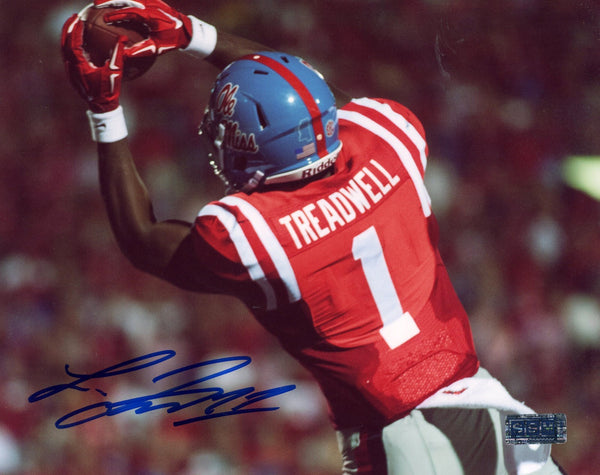 LAQUON TREADWELL SIGNED OLE MISS MISSISSIPPI REBELS 8x10 PHOTO COA