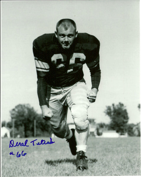 Packers Pro Bowler DERAL TETEAK Signed 8x10 AUTO Photo #1 - WI Badgers
