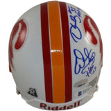 Lee Roy Selmon +4 Tampa Bay Buccaneers Signed 75-96 Mini Helmet Beckett 57280