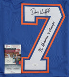 Danny Wuerffel Signed Florida Gators Jersey Inscrd 96 Heisman & Champs / JSA COA