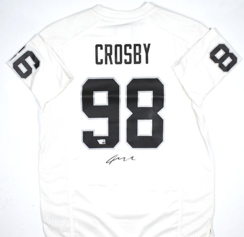 Maxx Crosby Autographed Las Vegas Raiders White Nike Game Jersey - Fanatics