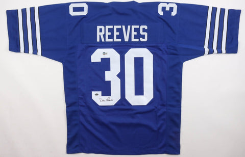 Dan Reeves Signed Cowboys Throwback Jersey (Beckett) Dallas R.B. 1965-1972 /