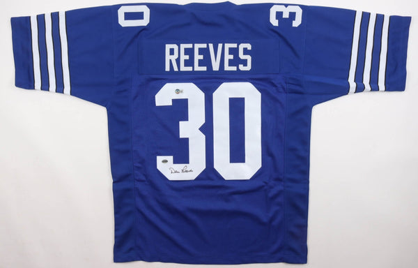 Dan Reeves Signed Cowboys Throwback Jersey (Beckett) Dallas R.B. 1965-1972 /