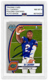 DJ Lagway Signed 2024 Bowman Chrome Refractor Card #63 -(PSA/DNA - Auto Grade 8)