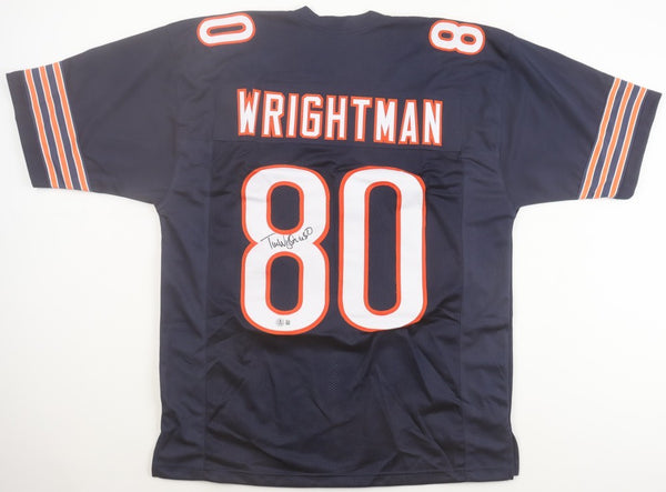 Tim Wrightman Signed Chicago Bears Jersey (Beckett) Super Bowl XX Tight End