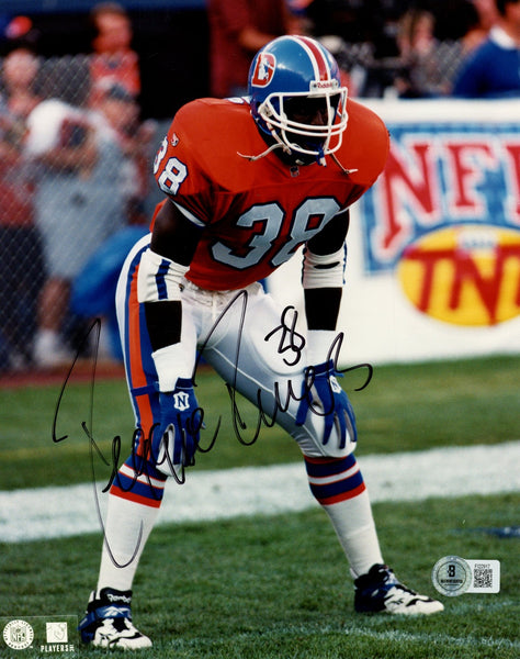 Reggie Rivers Autographed/Signed Denver Broncos 8x10 Photo Beckett 57786