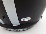 TONY DORSETT AUTOGRAPHED ECLIPSE BLACK COWBOYS FULL SIZE HELMET BECKETT 185837