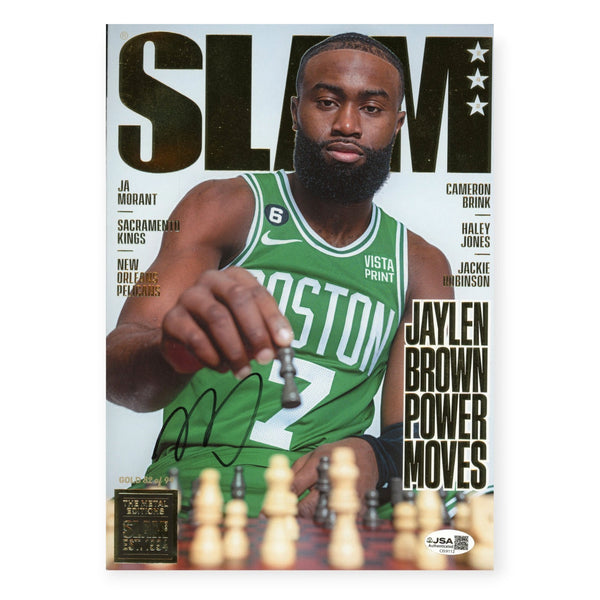 Jaylen Brown Signed Autographed Gold Slam Magazine Limited Edition #82/94 JSA