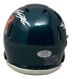 Saquon Barkley Signed Half Eagles & Half Super Bowl 59 Mini Helmet PSA/DNA