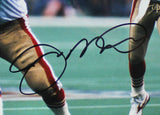 Joe Montana Signed San Francisco 49ers Framed 16x20 Photo - White Jersey Throwin