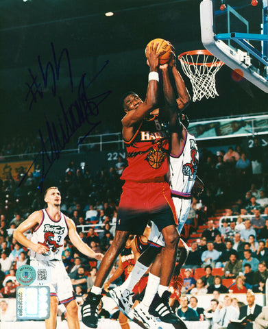 Hawks Dikembe Mutombo Authentic Signed 8x10 Photo Autographed BAS #BJ67384