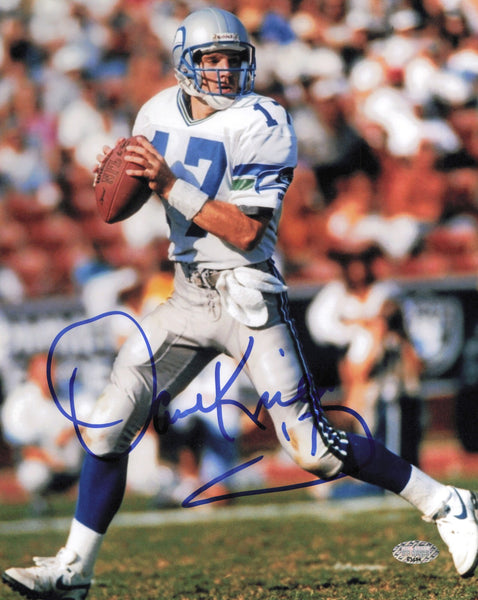 Dave Krieg Autographed Signed 8x10 Photo Seattle Seahawks MCS Holo #63484