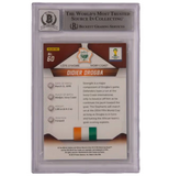 Didier Drogba Signed 2014 Panini Prizm World Cup #60 - PSA 10 Autograph
