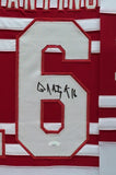 FRAMED DETROIT RED WINGS VLADIMIR KONSTANTINOV AUTOGRAPHED SIGNED JERSEY JSA COA