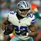 Rico Dowdle Signed Dallas Cowboys Speed Mini Helmet (Beckett) 2025 Cowboys #1 RB