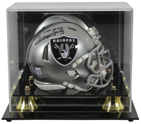 Raiders Howie Long Authentic Signed Flash Speed Mini Helmet W/ Case BAS Witness