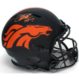 Terrell Davis Autographed "HOF 17" Broncos Eclipse Speed Authentic Helmet Radtke