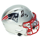 Rob Gronkowski Autographed New England Patriots Speedflex Midi Helmet Radtke