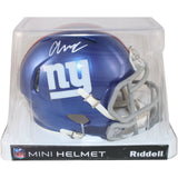 Abdul Carter Autographed/Signed New York Giants Mini Helmet Beckett 51260