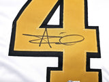 NEW ORLEANS SAINTS ALVIN KAMARA AUTOGRAPHED WHITE JERSEY BECKETT WITNESS 243271