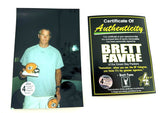 Packers HOF'er BRETT FAVRE Signed Riddell VSR4 Mini Helmet AUTO w/ "149 Wins"