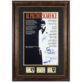 Al Pacino, Michelle Pfeiffer Bauer Autographed 1983 Scarface 16x24 Framed Poster
