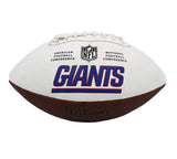 Deonte Banks Autographed Wilson New York Giants Logo Football - Beckett