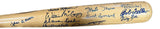 MLB Hall Of Famers (26) Signed Louisville Slugger Bat Mays Aaron & More JSA Holo