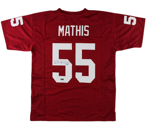 Robert Mathis Signed Alabama A&M Custom Maroon Jersey