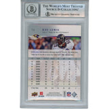 Ray Lewis Autographed/Signed 2008 Upper Deck #16 Trading Card Beckett 52952